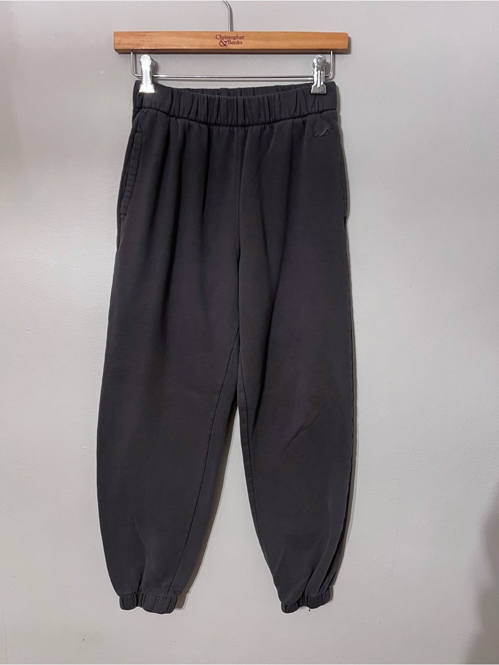 Hollister Women's Black Elastic Waist Joggers